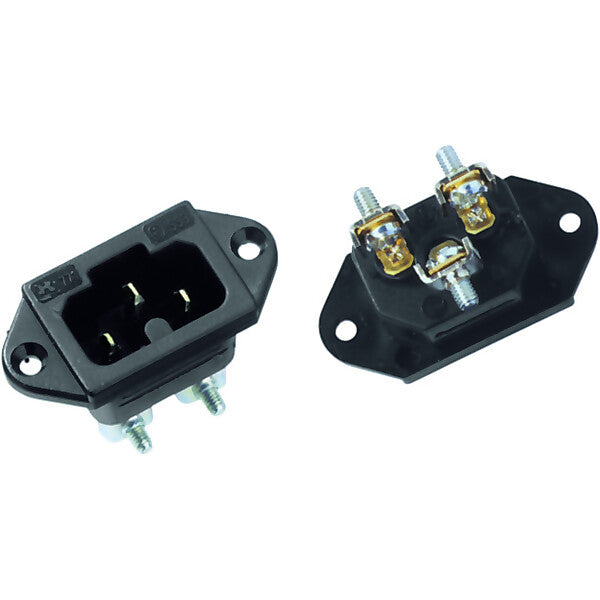 BACHMANN Heißgeräte-Einbaustecker 155°C sw 918.170